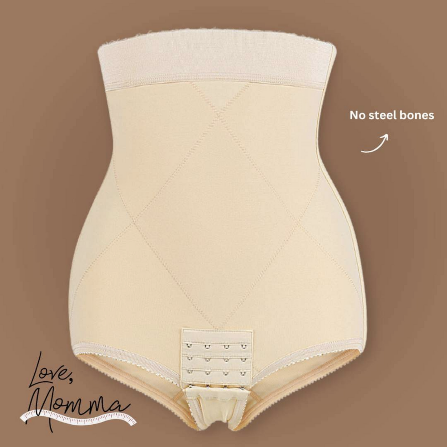 Love Momma Ultra Bikini High Compression Postpartum Recovery Shapewear in Nude