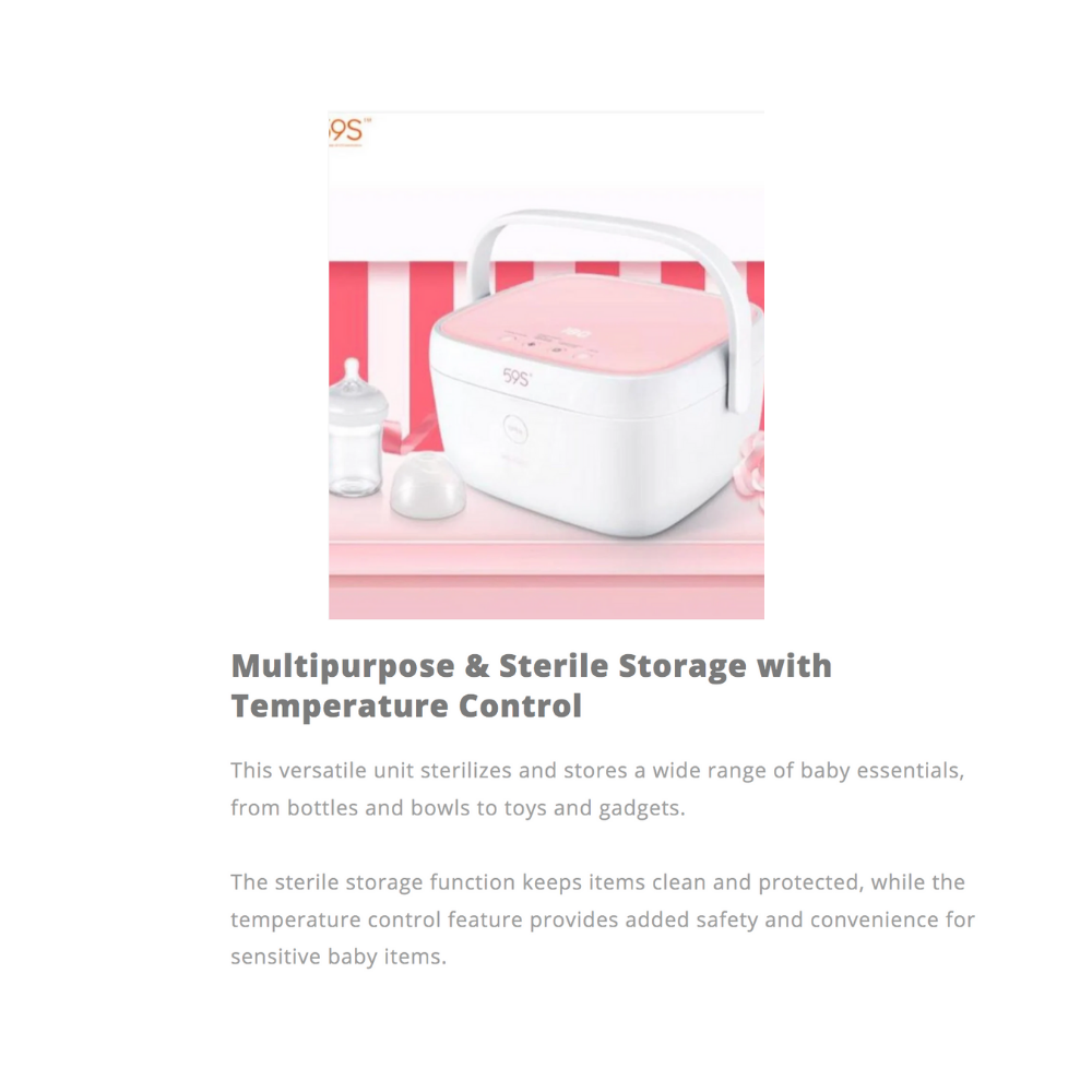 59S UVC LED CORDED SMART DRYING STERILIZER