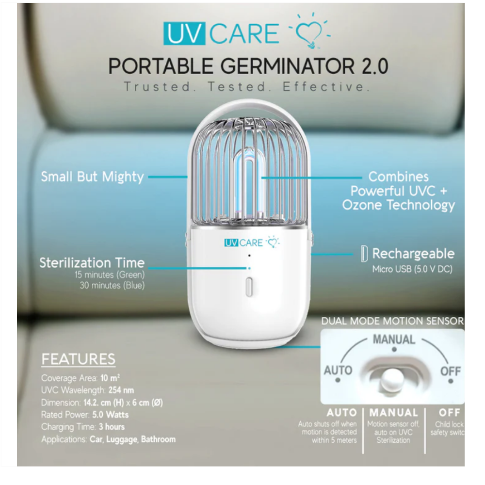 UV CARE PORTABLE GERMINATOR 2.0