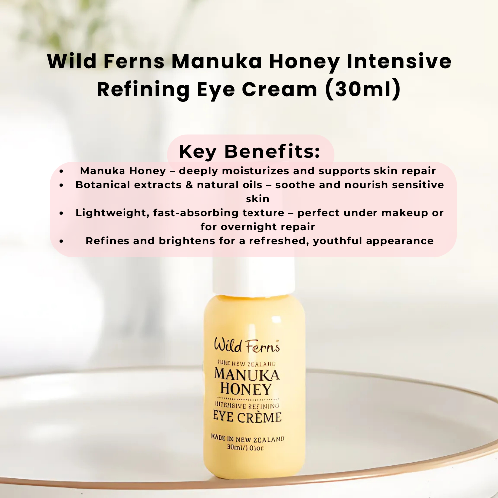Wild Ferns Manuka Honey Intensive Refining Eye Cream (30ml)