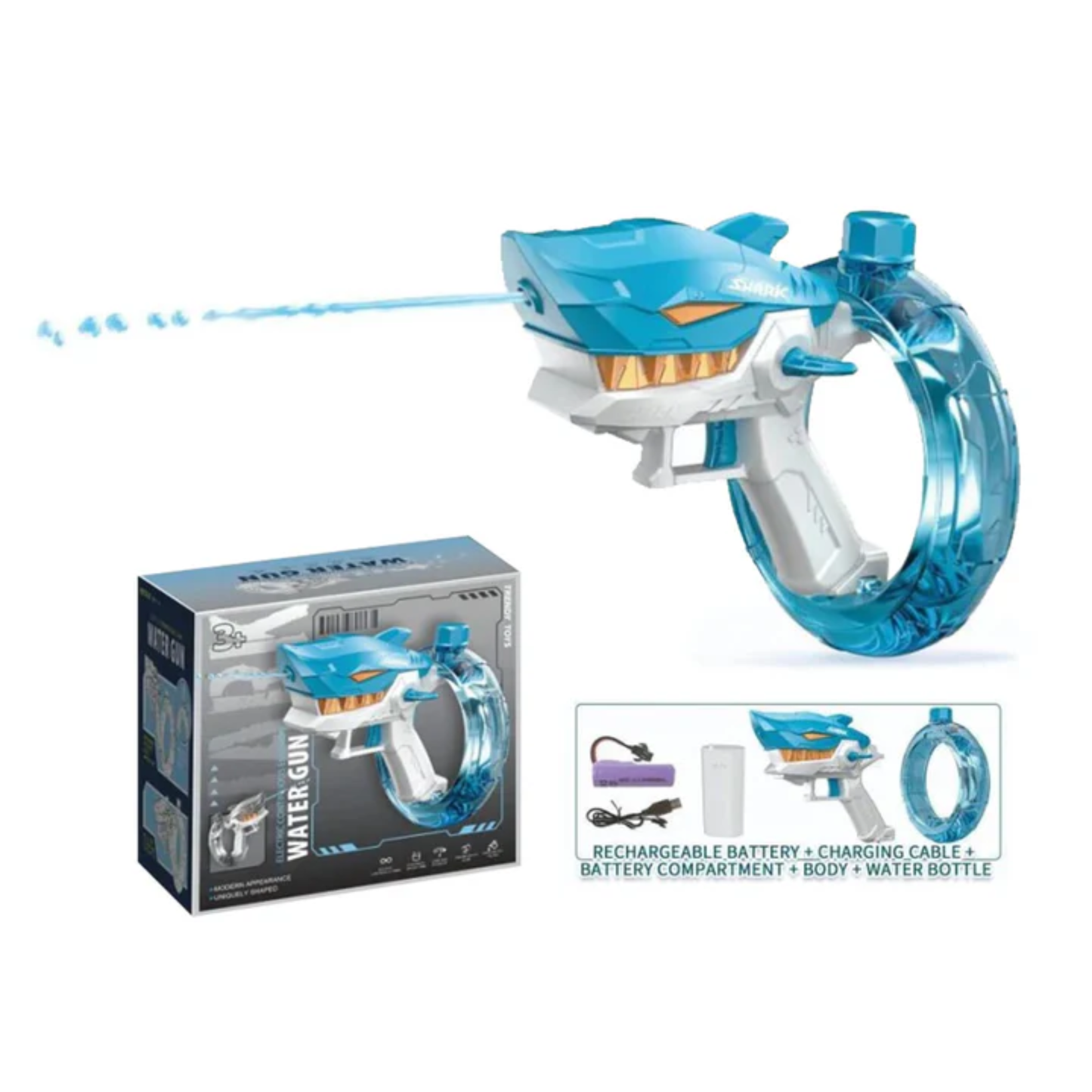 Little Fat Hugs Shark Water Gun