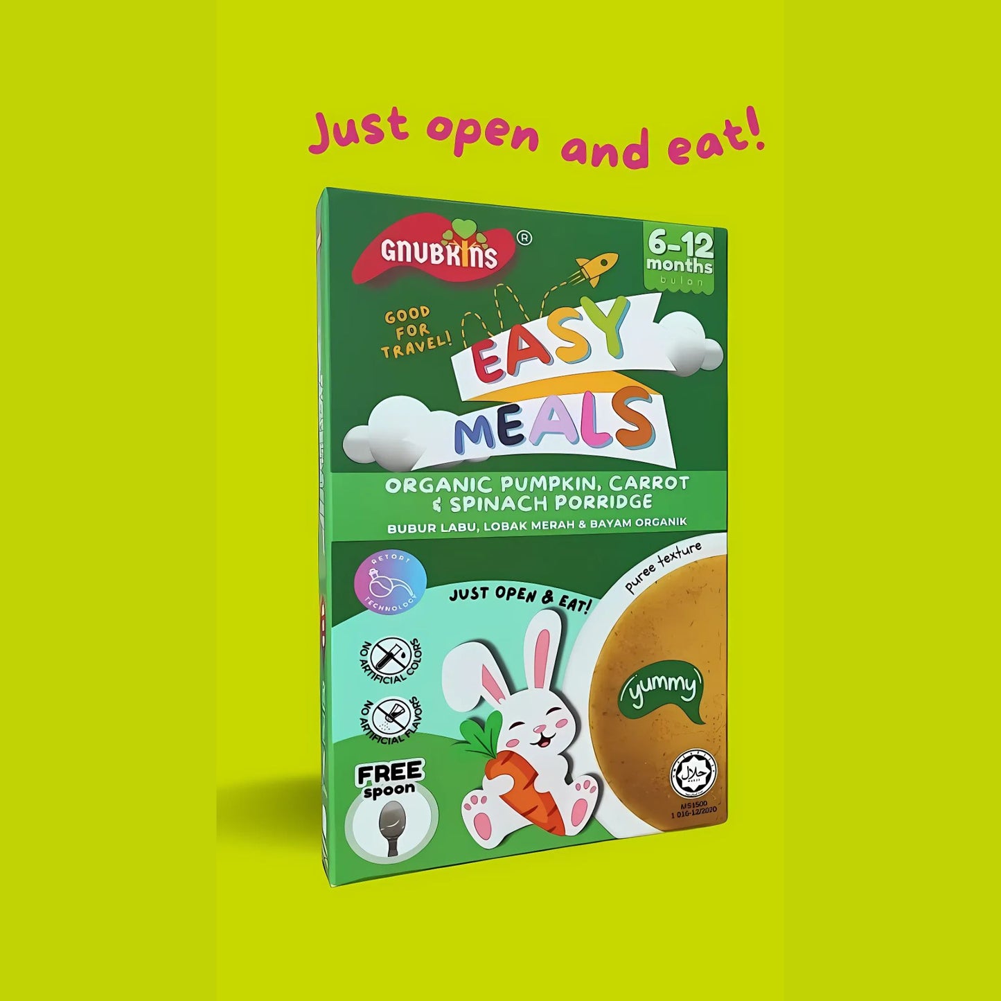 ORGANIC PUMPKIN, CARROT & SPINACH | Little Baby Grains | Easy Meals 6-12 Months