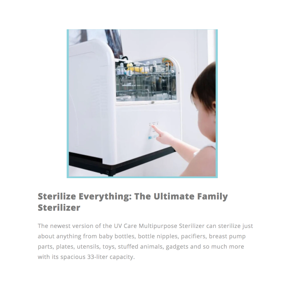 UV Care Multipurpose Sterilizer XL