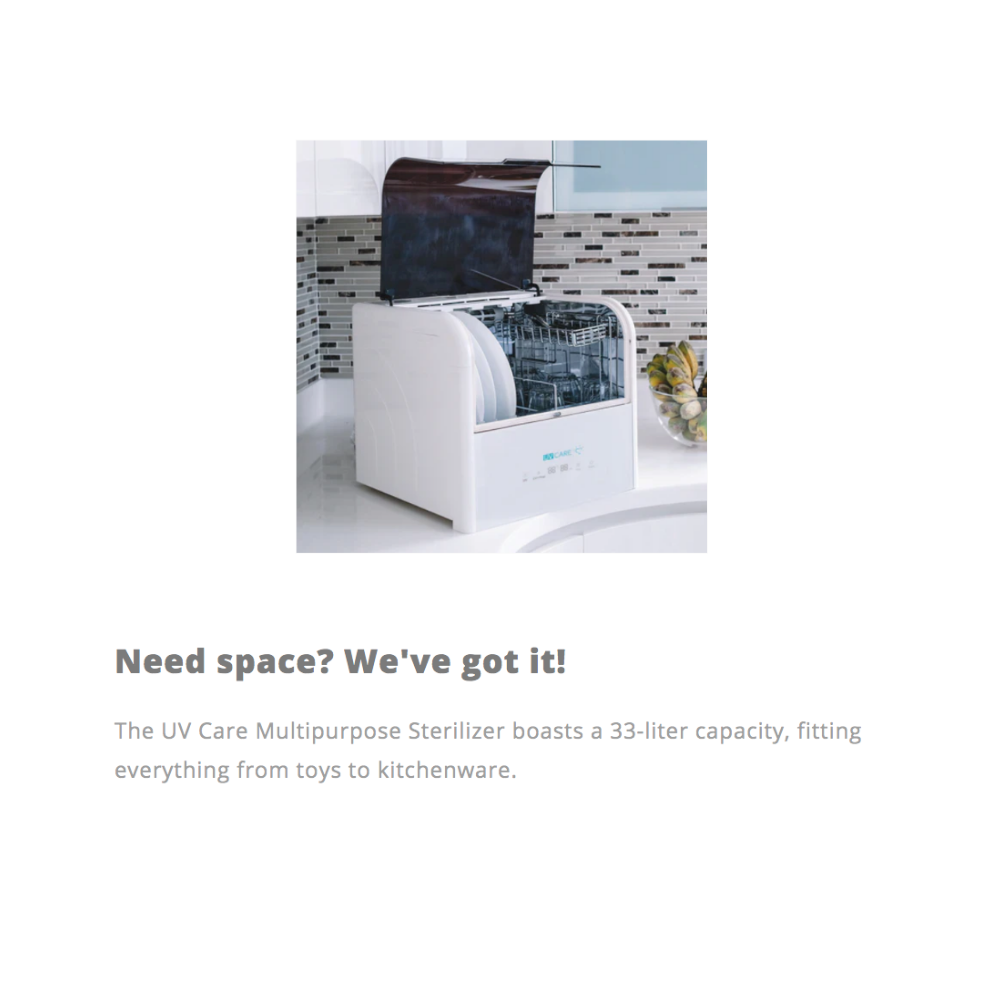 UV Care Multipurpose Sterilizer XL