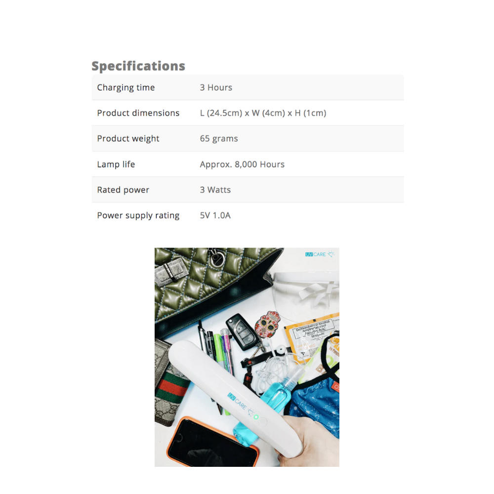UV Care Pocket Sterilizer