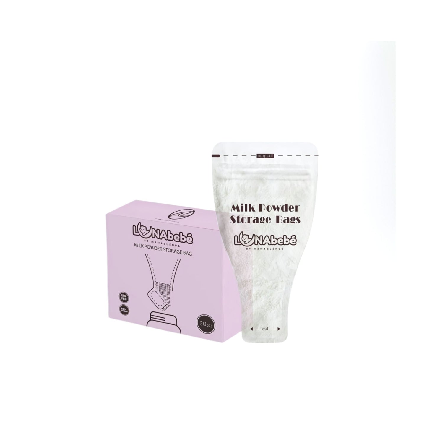 Lunabebe by Mama Blends Powdered Formula Milk Storage Bags 30 pieces
