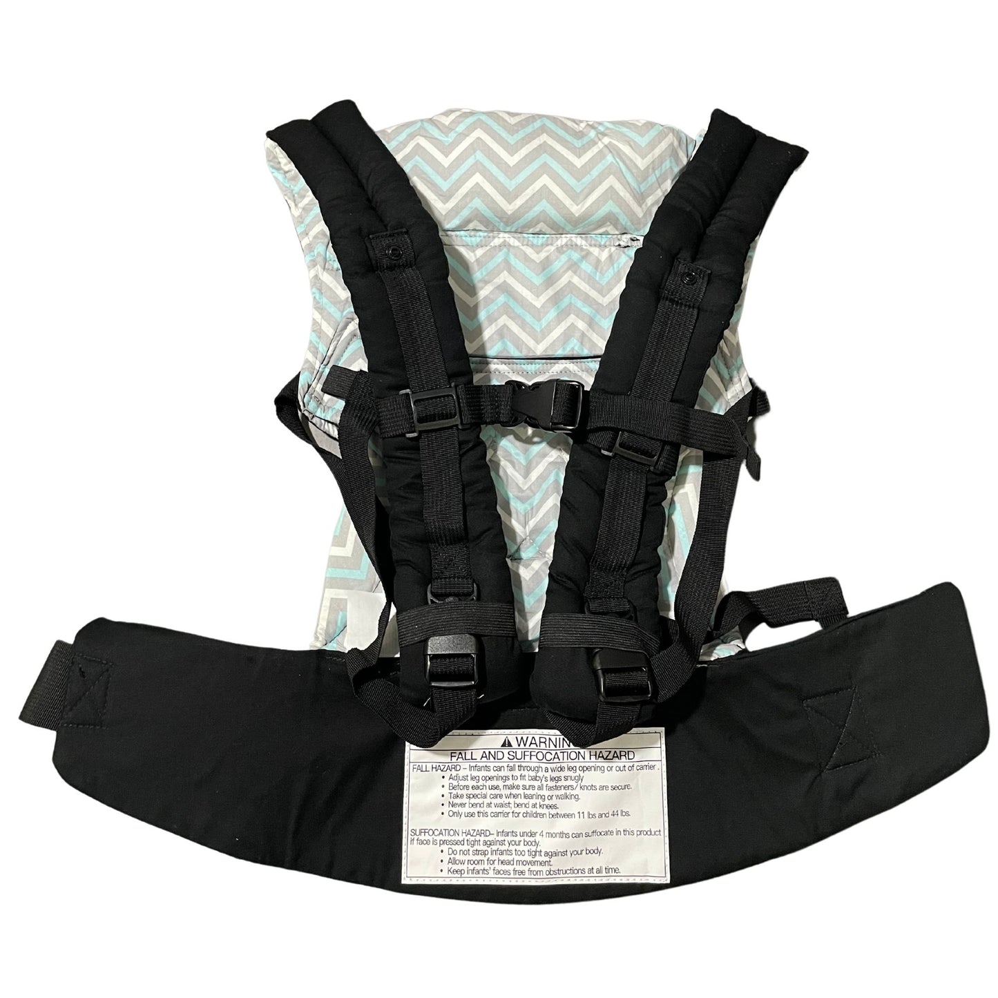 Zima NON-MESH BLACK Ergonomic Baby Carrier Suitable for Newborns - Toddlers (up to 20kg) I Safety-tested, Can be worn up to 45inch Waistline