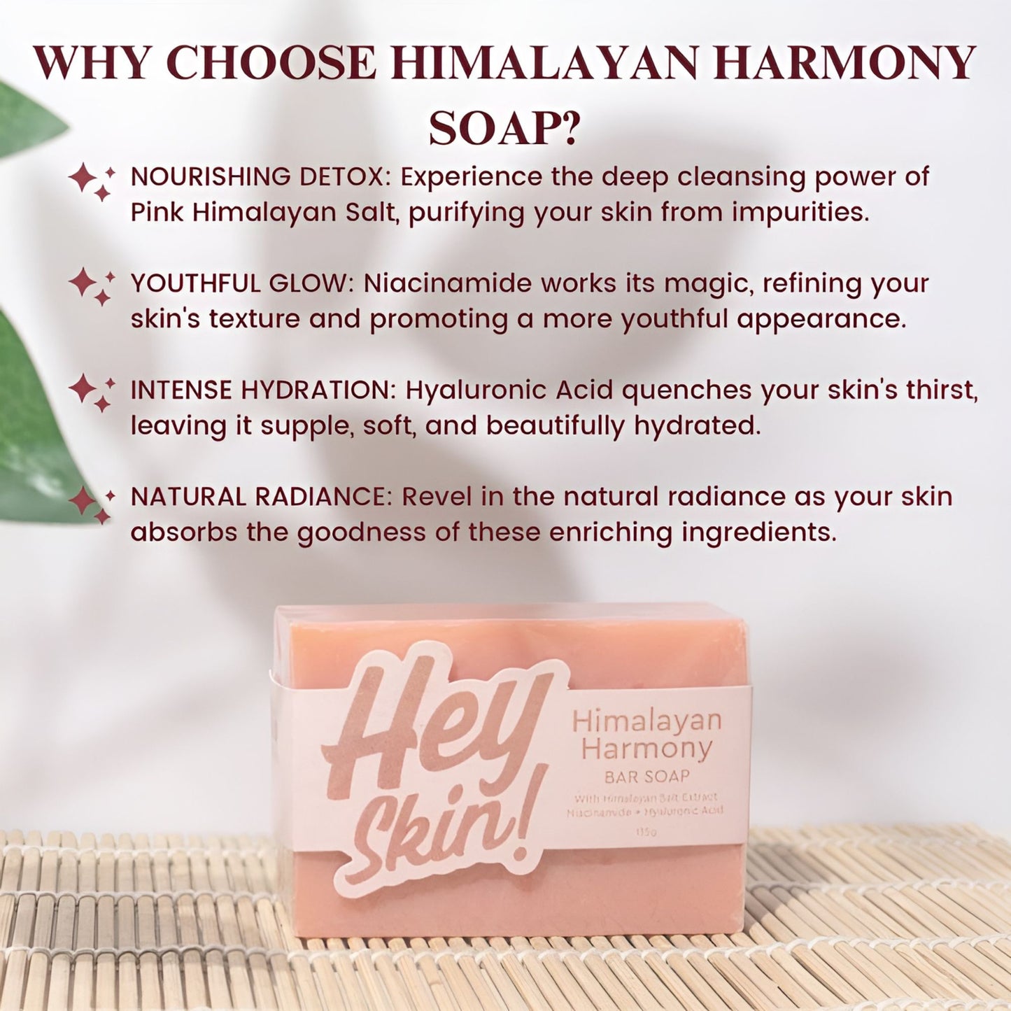Hey Skin Himalayan Harmony Bar Soap 135g Bundle of 2