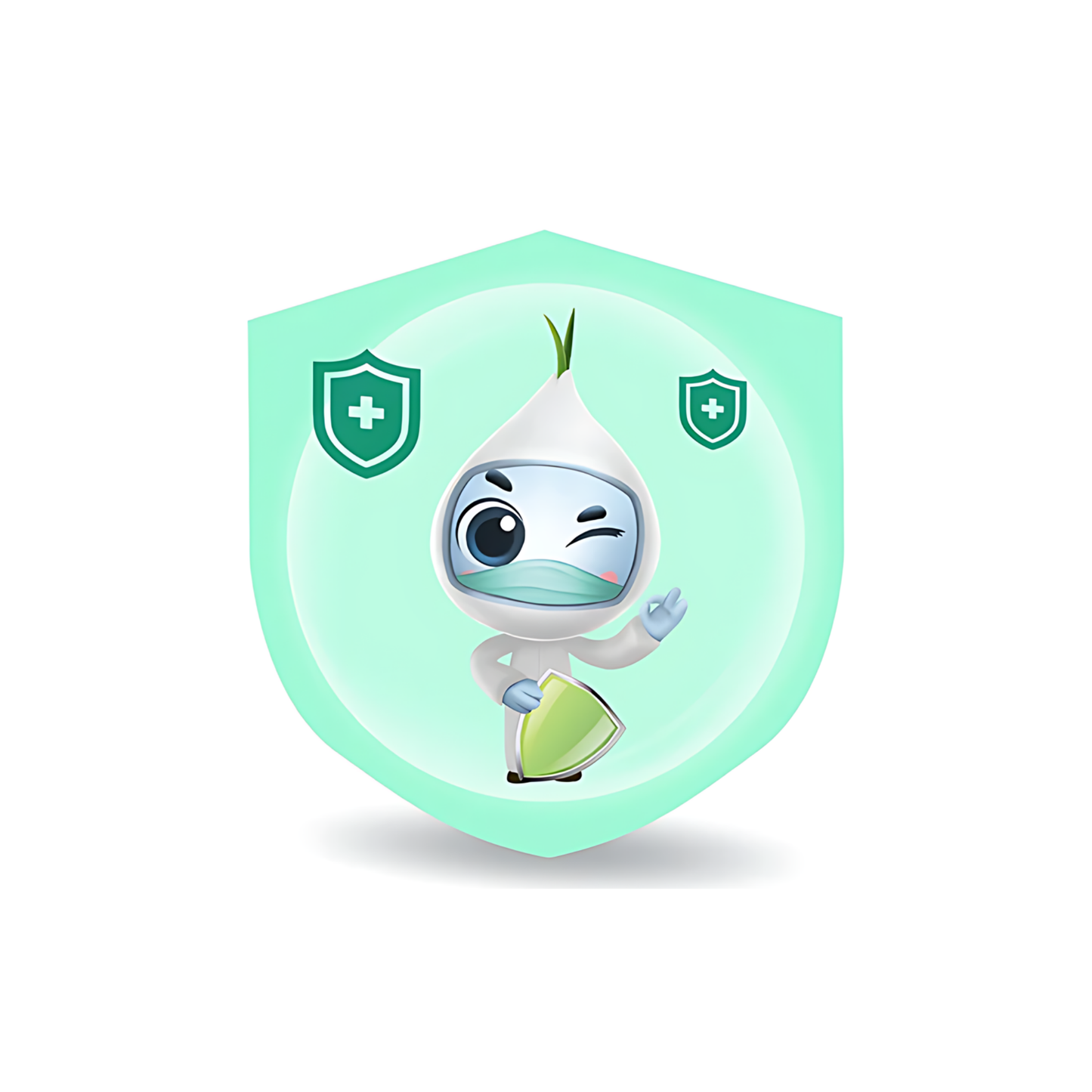 (BUNDLE OF 3) Happy Noz Organic Onion Sticker: Anti-Virus (6s)