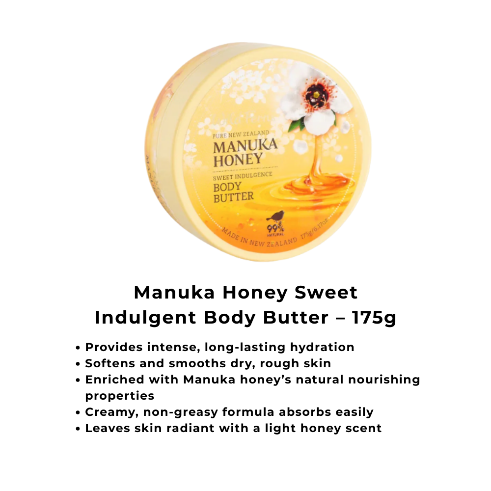 Wild Ferns Manuka Honey Sweet Indulgent Body Butter (175g)