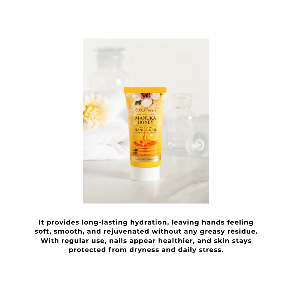 Wild Ferns Manuka Honey Special Care Hand & Nail Conditioning Creme 85ml