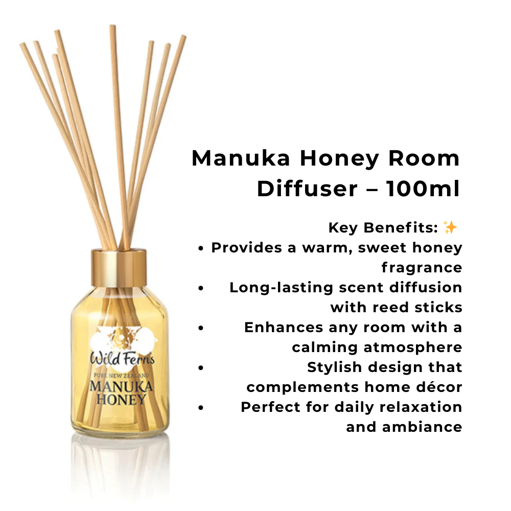 Wild Ferns Manuka Honey Room Diffuser (100ml)