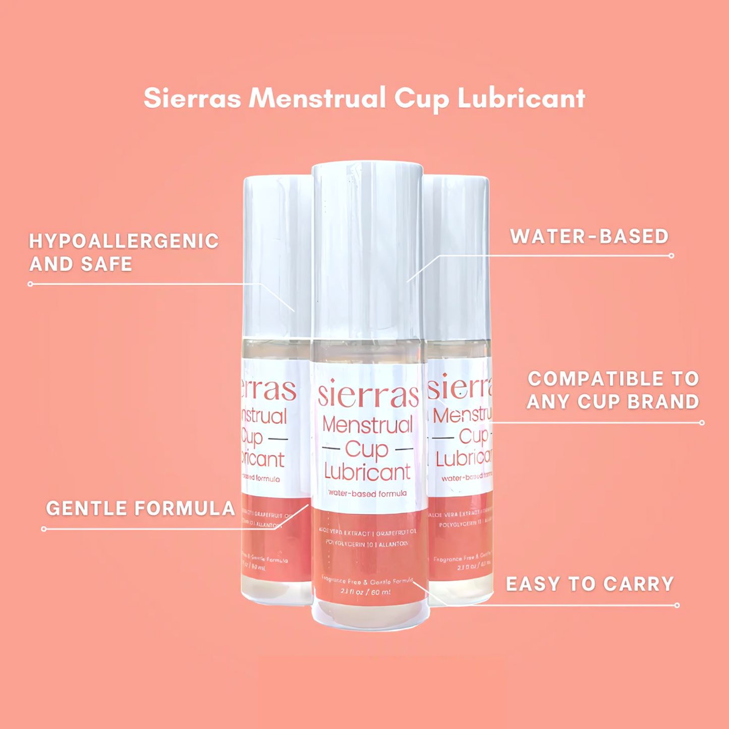 Sierras Menstrual Cup Lubricant 60ml