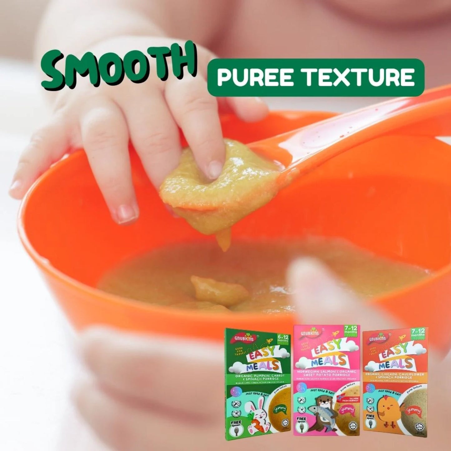 ORGANIC PUMPKIN, CARROT & SPINACH | Little Baby Grains | Easy Meals 6-12 Months