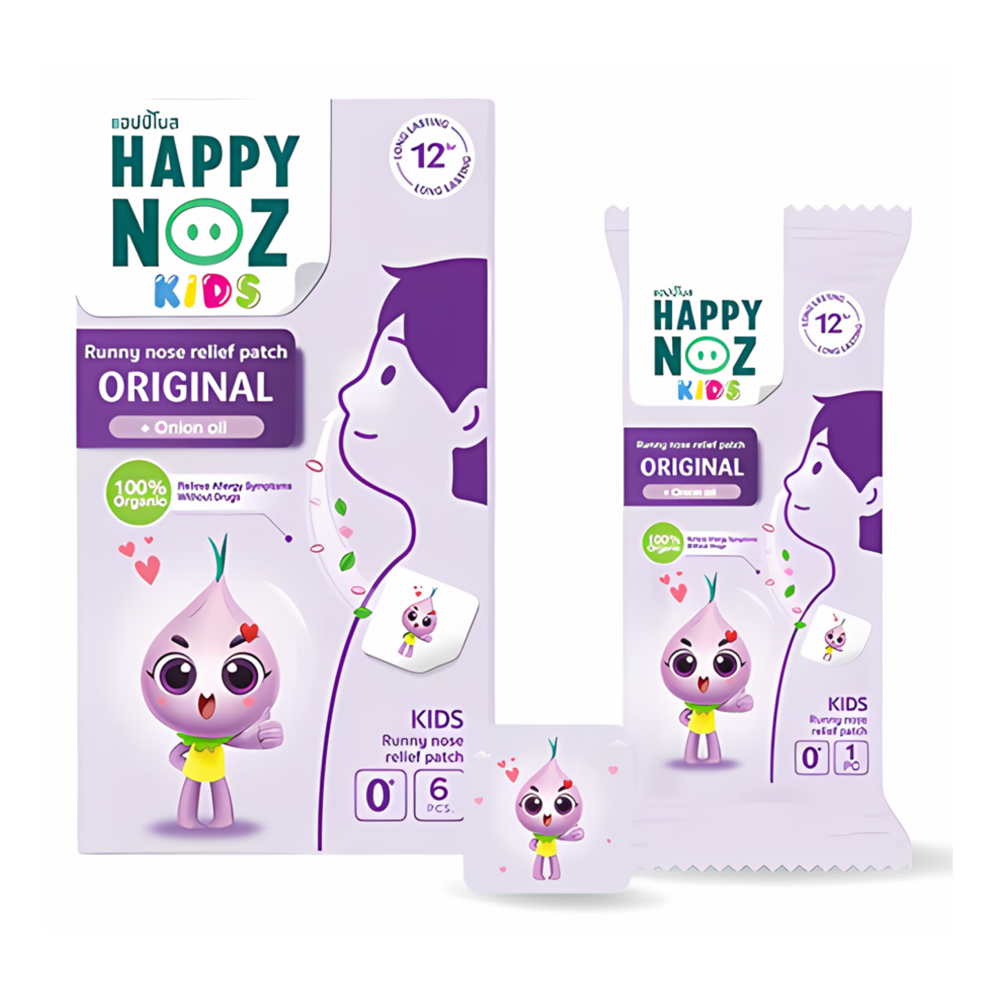 Happy Noz Organic Onion Sticker: The Original (6s)