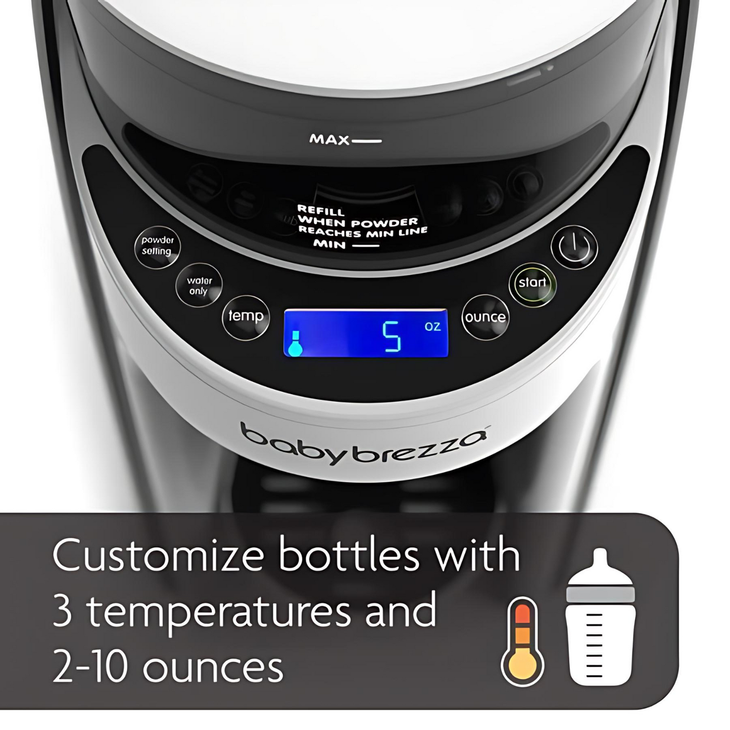 Baby Brezza Milk Pro Advanced Baby Formula Dispenser - White