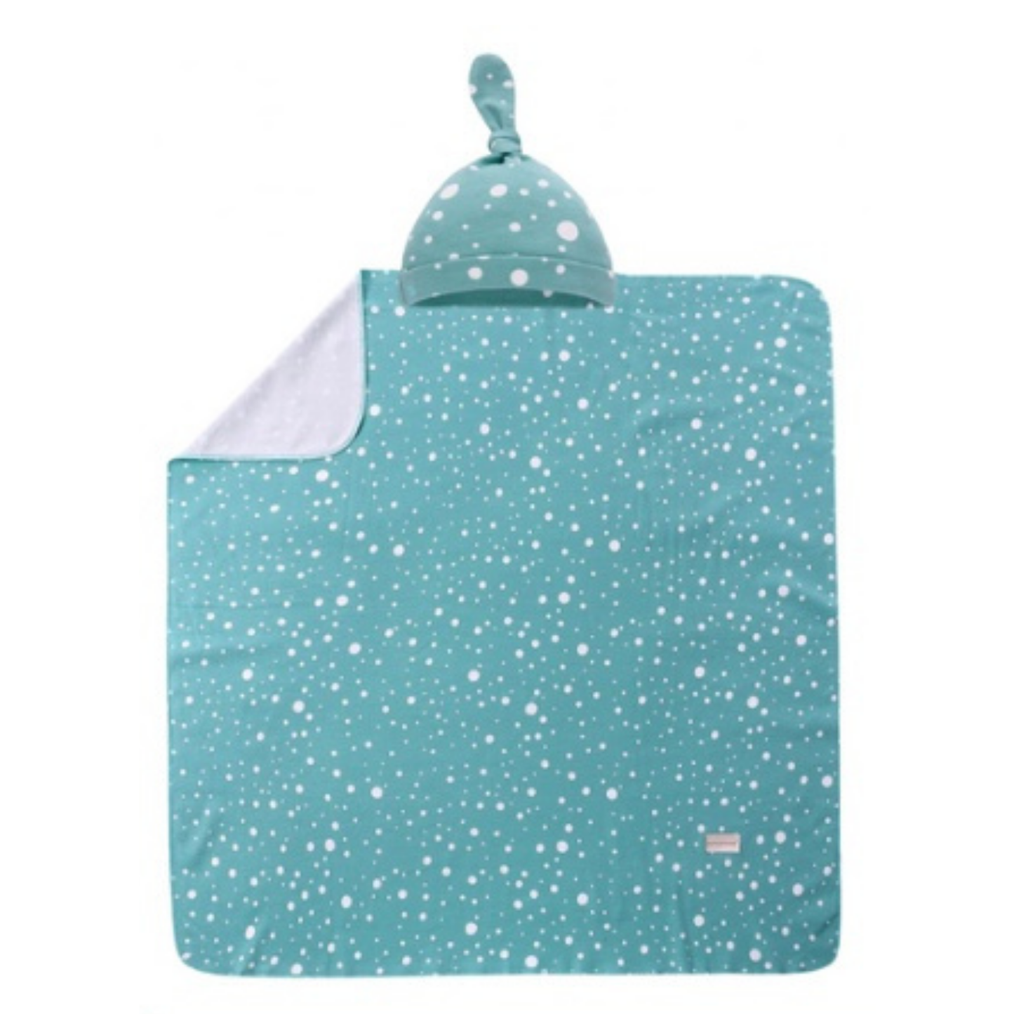 Bao Bei Tyler Matching Baby Blanket & Hat Set