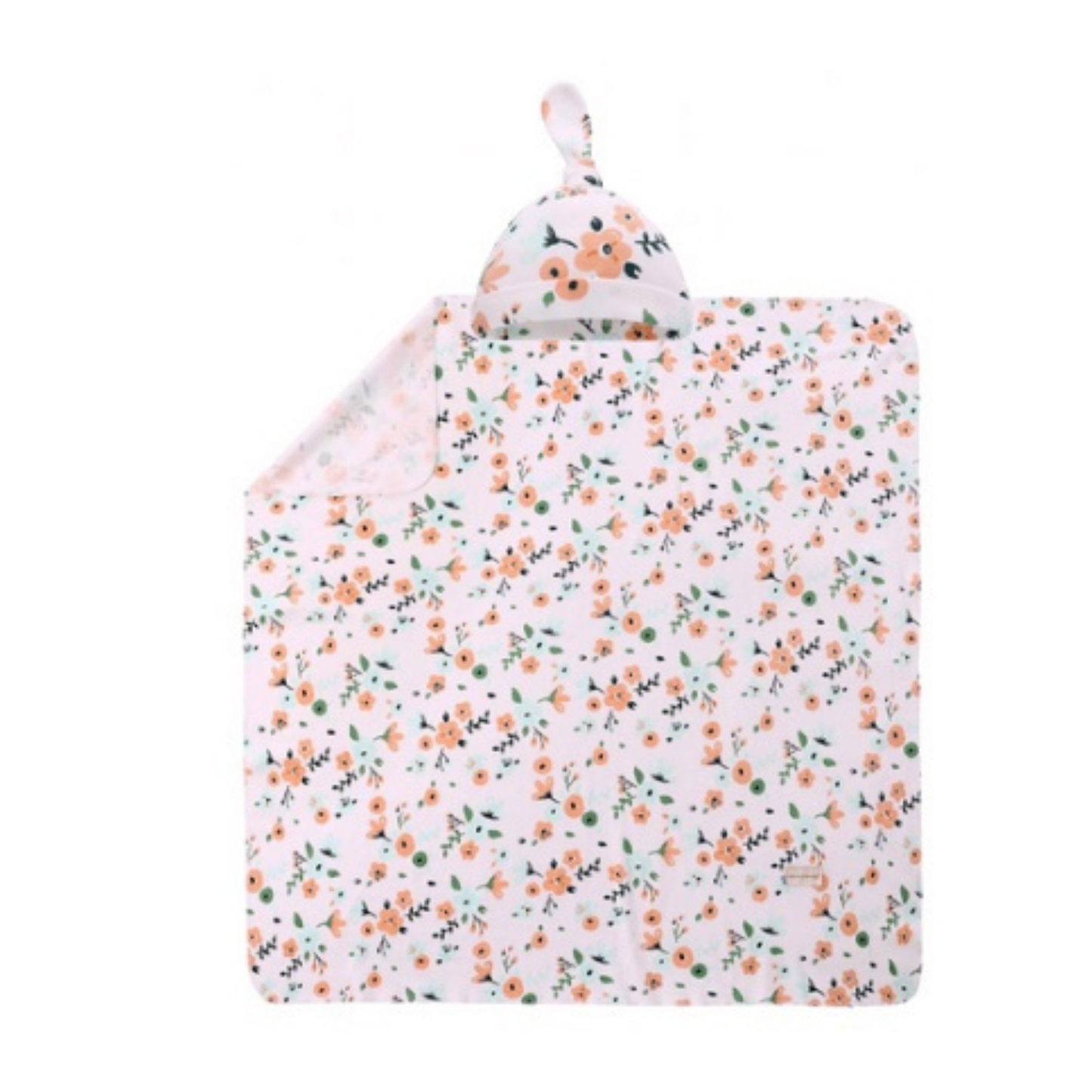 Bao Bei Tyler Matching Baby Blanket & Hat Set