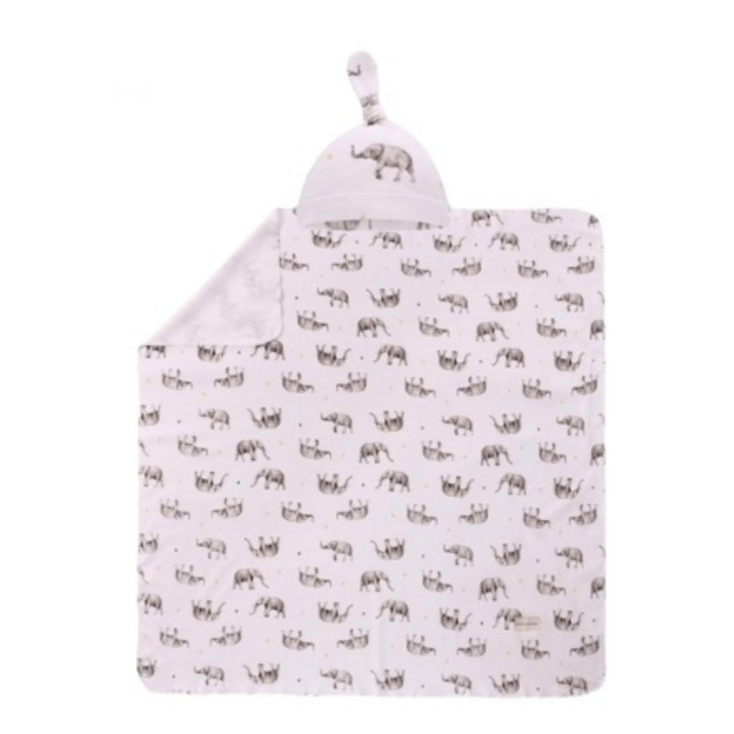 Bao Bei Tyler Matching Baby Blanket & Hat Set