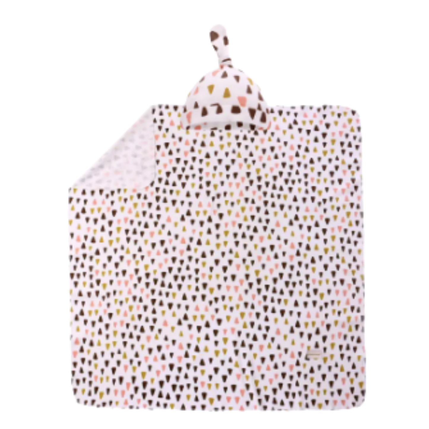 Bao Bei Tyler Matching Baby Blanket & Hat Set