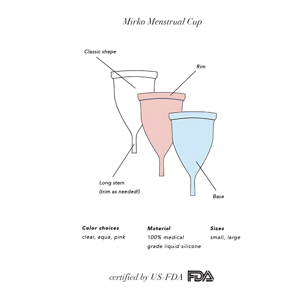 Mirko Menstrual Cup Set