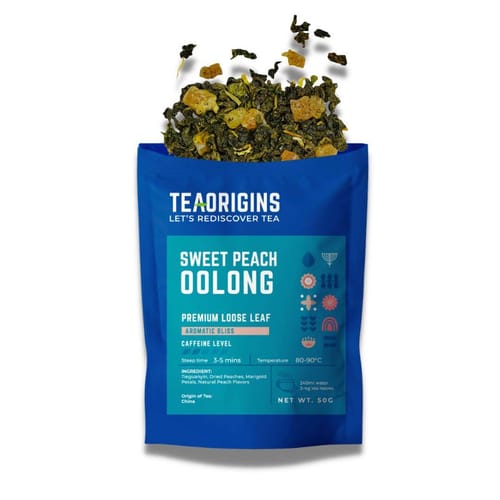 Teaorigins Sweet Peach Oolong Premium Loose Leaf 50g