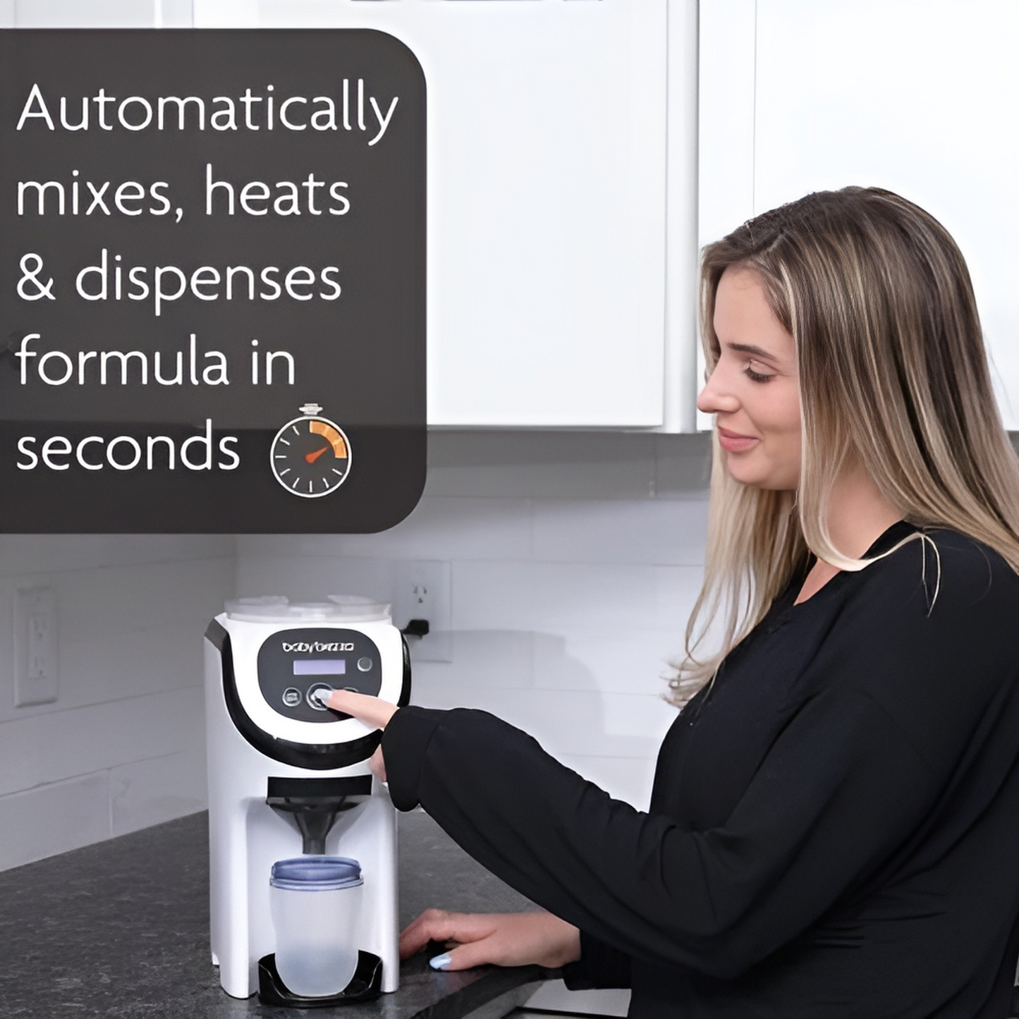 Baby Brezza Milk Pro Mini Baby Formula Dispenser - White