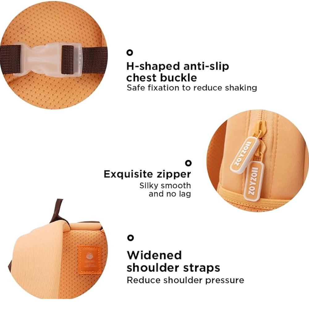 Zoyzoii Kids Waterproof Backpack & Neck Fan | No Box Included