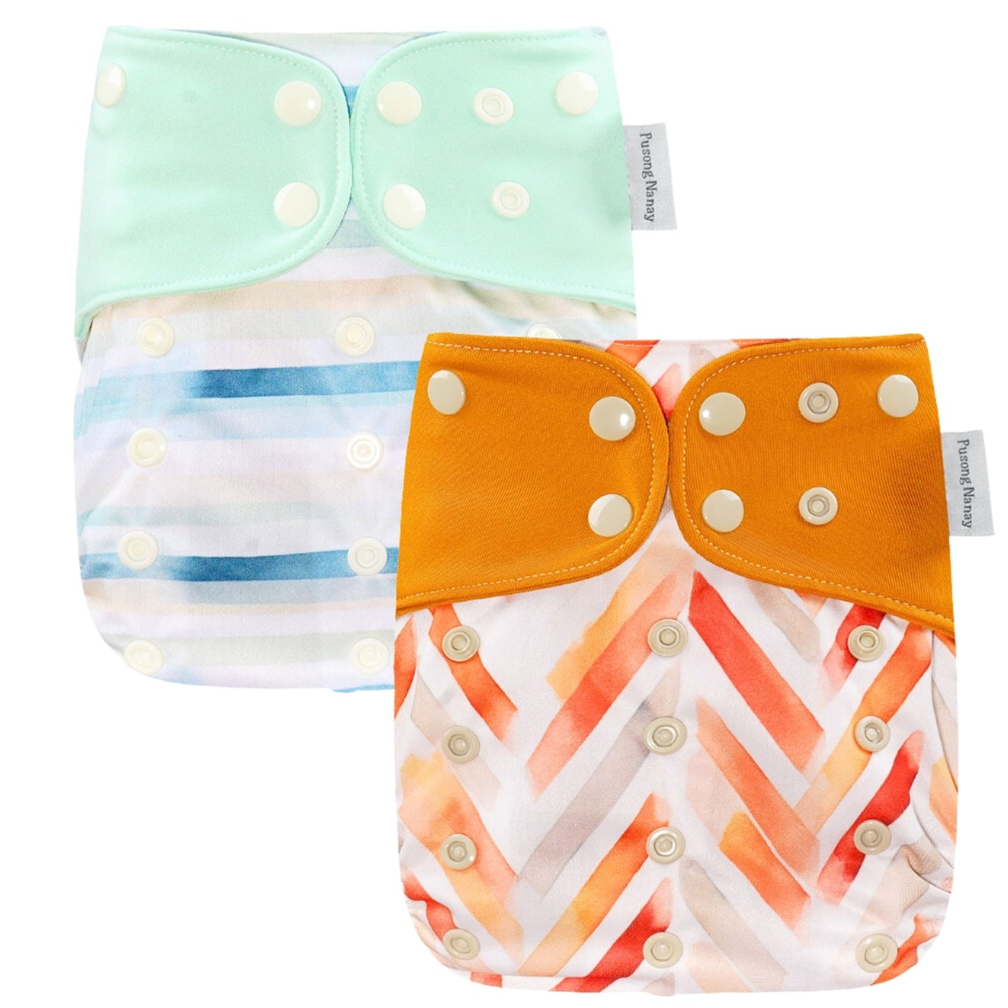 Aimerie Special Cloth Diaper with Newborn Charcoal Insert - 2 Sets
