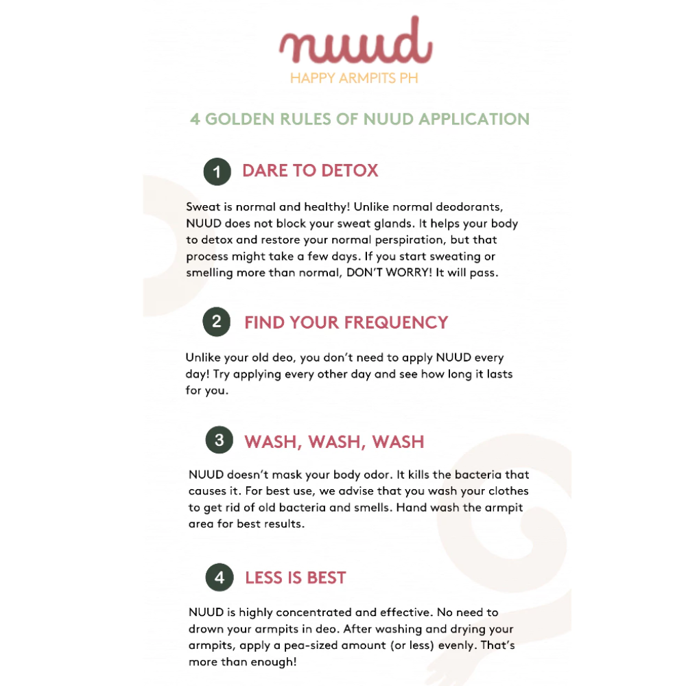 Nuud Natural Deodorant Starter Pack (15ml) Vegan | 100% natural deodorant