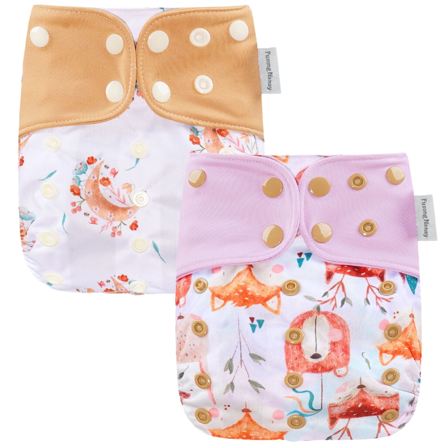 Aimerie Special Cloth Diaper with Newborn Charcoal Insert - 2 Sets