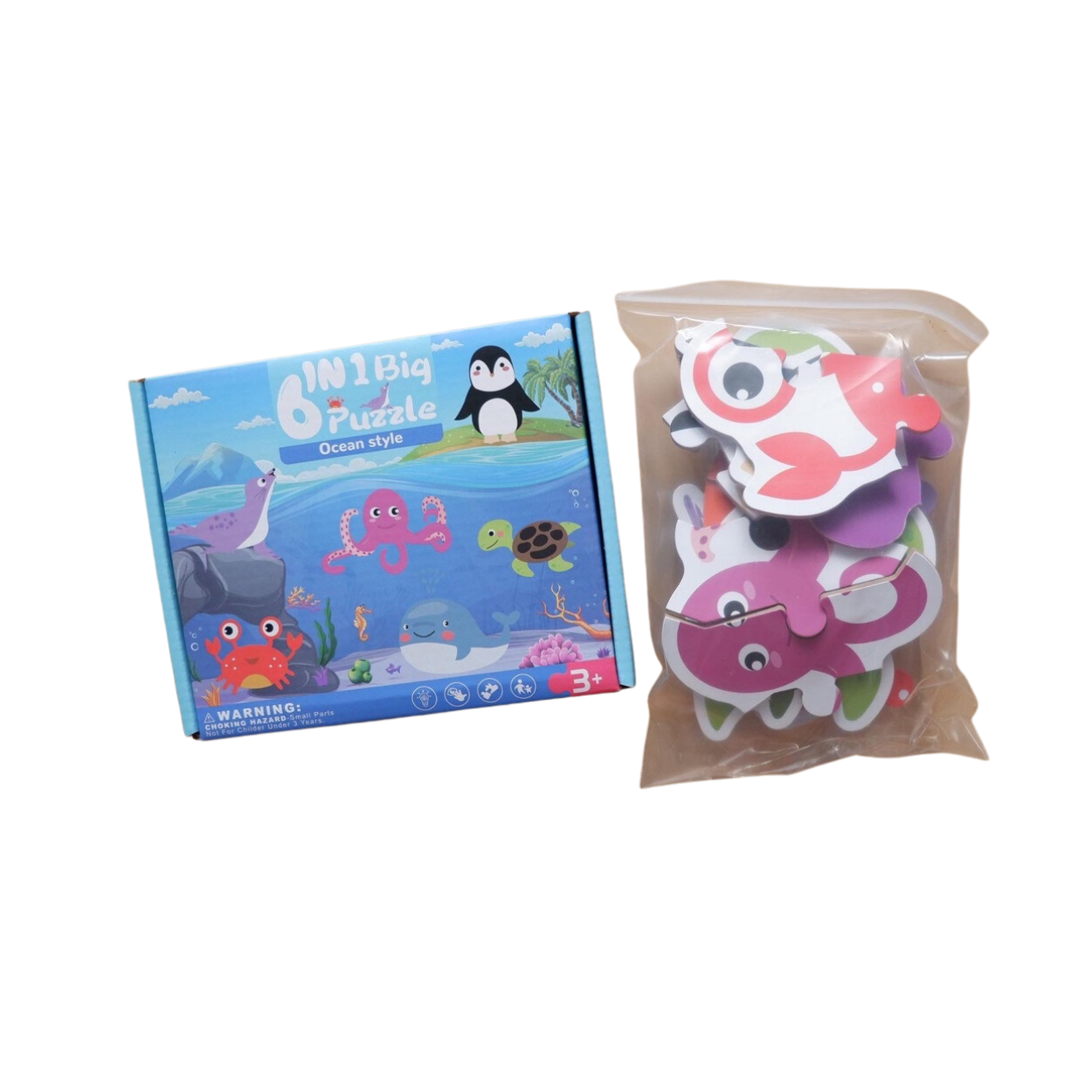 Matmat Lulu Jigsaw 6-in-1 Big Puzzle Educational
