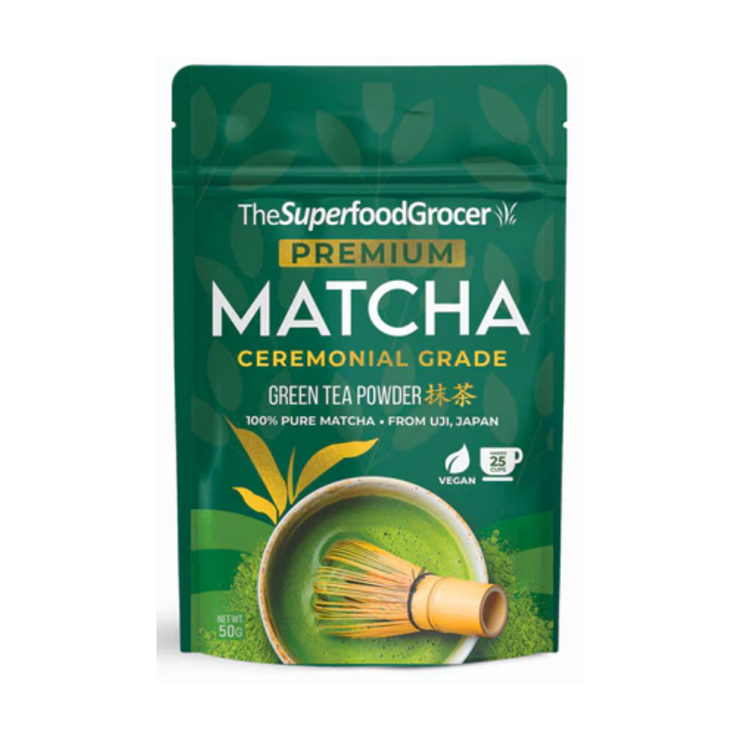 The Superfood Grocer Premium Matcha Ceremonial Grade 50g