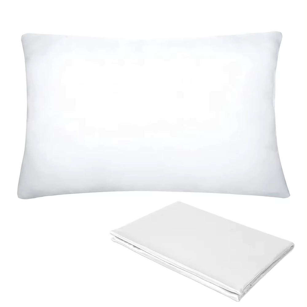 Boodada 100% Cotton Toddler Pillow with Waterproof Pillowcase