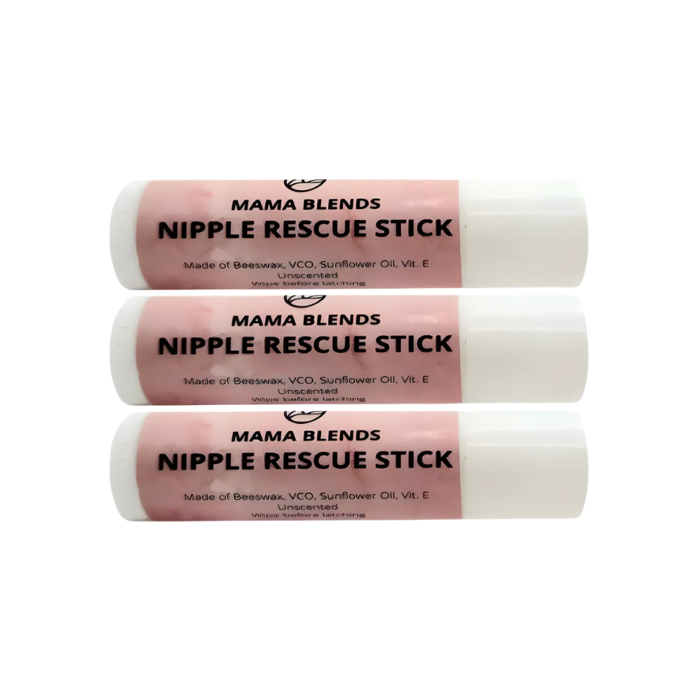 BUNDLE OF 3 | Mama Blends Unscented Nipple Balm Rescue Stick 4g