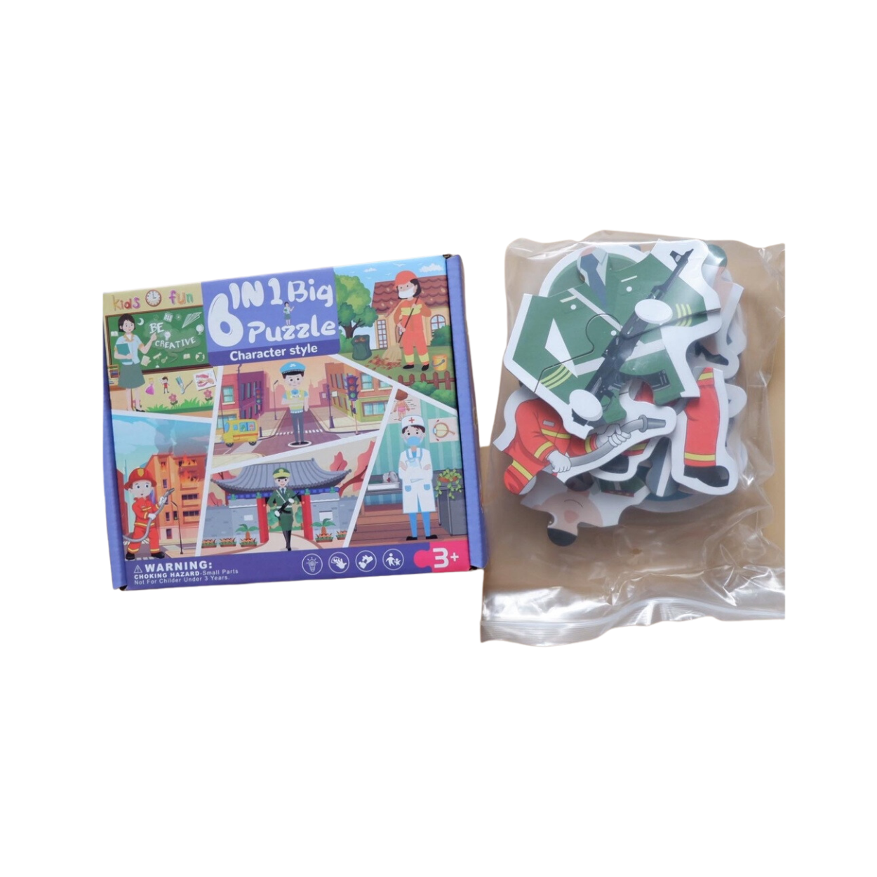 Matmat Lulu Jigsaw 6-in-1 Big Puzzle Educational