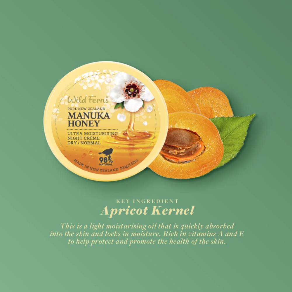 Wild Ferns Manuka Honey Revitalising Night Cream (100g)