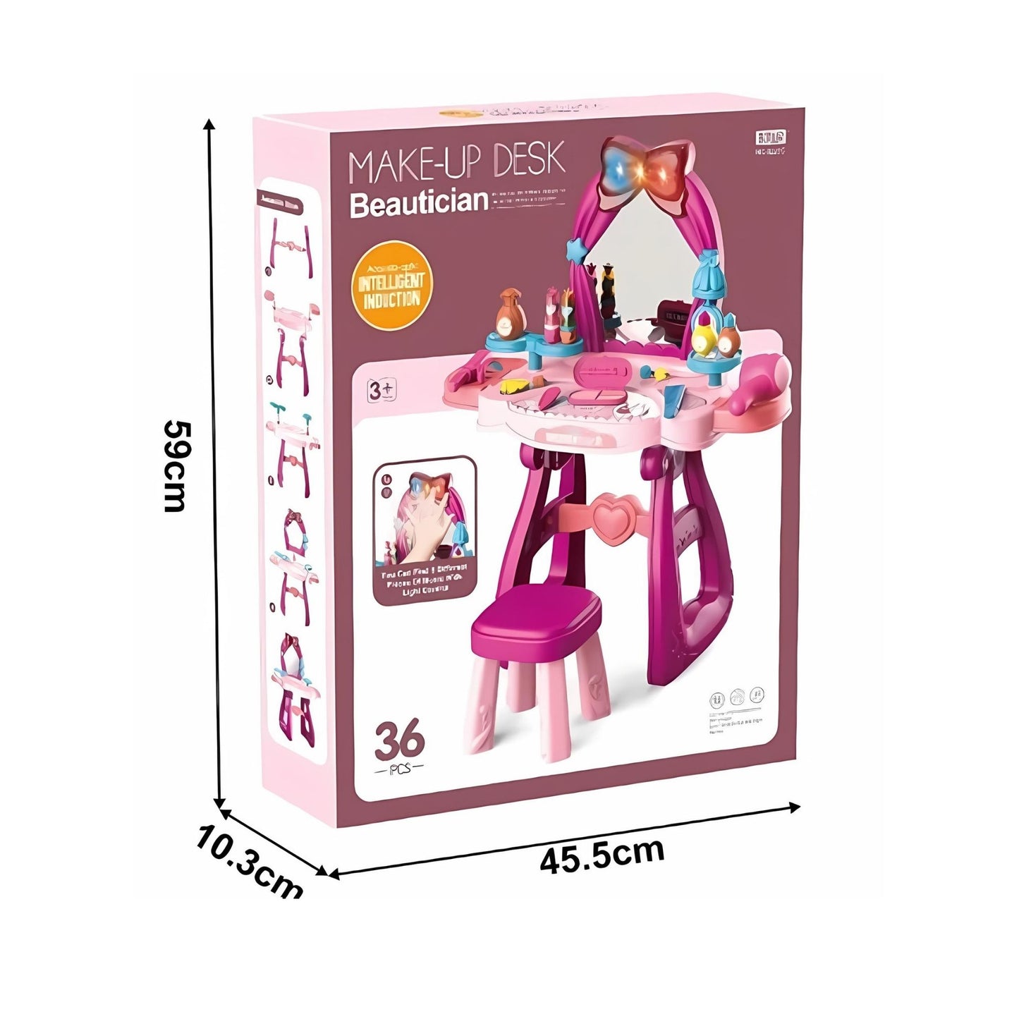 Kodomo Playhouse Pretend Play Make Up Desk Beautician Fashion Play Set