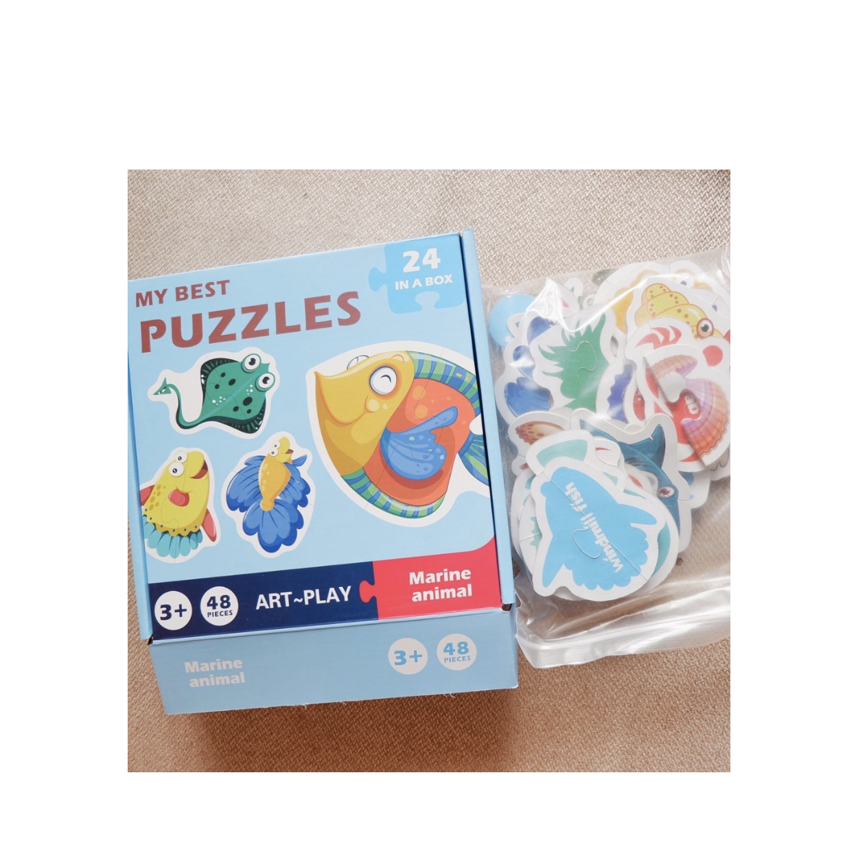 Matmat Lulu Jigsaw Educational Puzzle for Kids 2 Years Old Up I Develop cognitive skills
