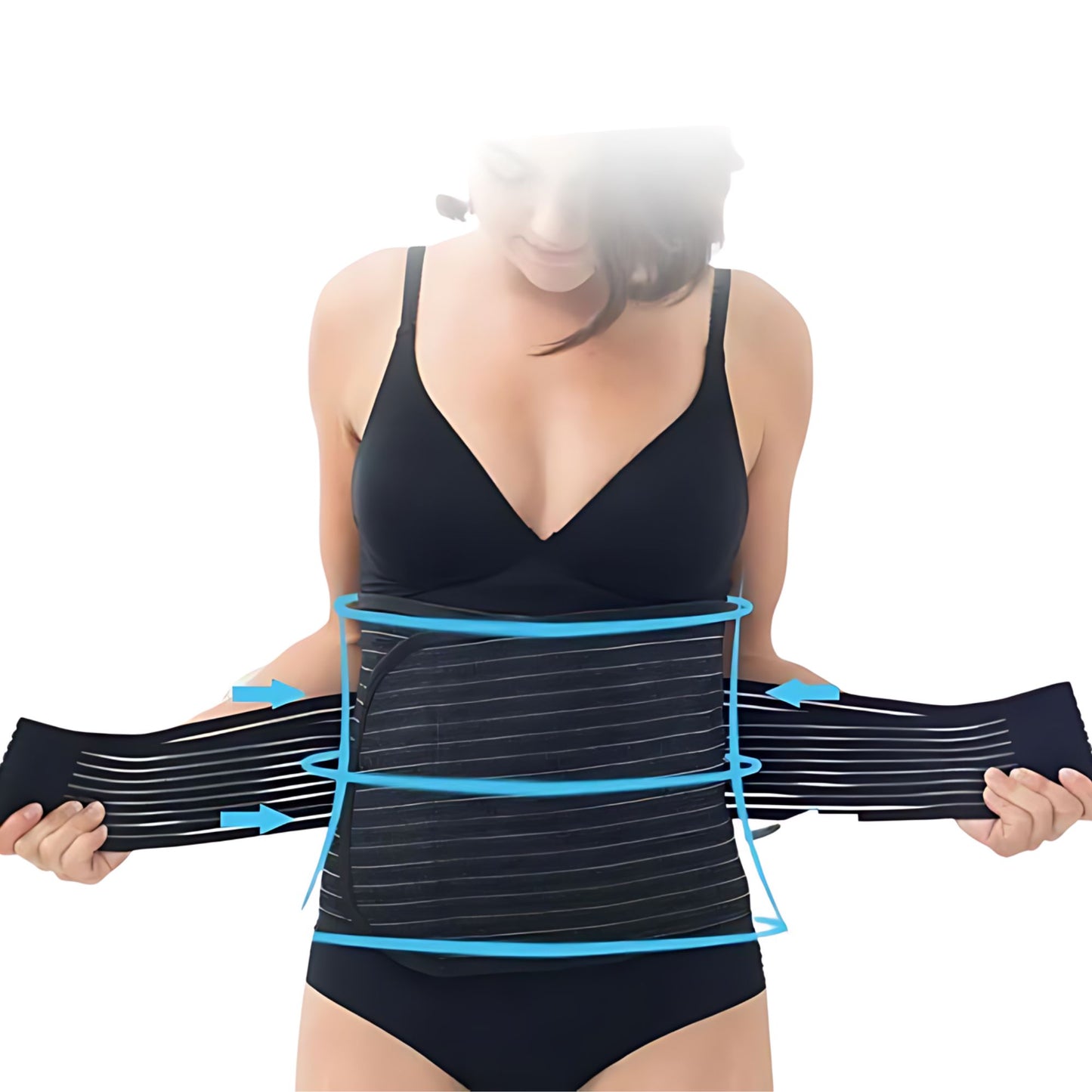 Lunabebe by Mama Blends Medical Grade Tummy Wrap Bamboo Charcoal Support Binder I Suitable for any post-operation recovery, Has medical grade 360deg compression, Can cover the incision area of CS moms