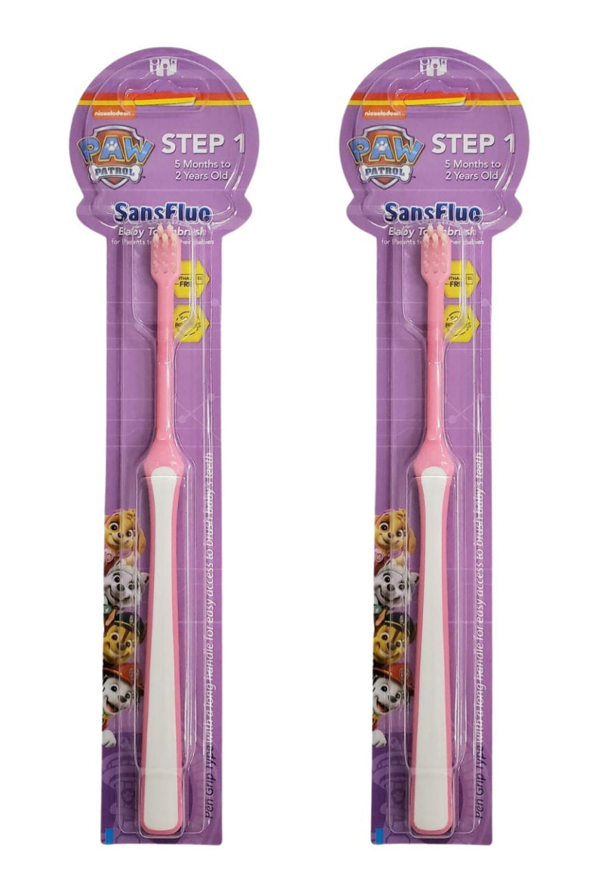 SansFluo Pen Grip Baby Toothbrush For 5 Months Up To 2 Years Old