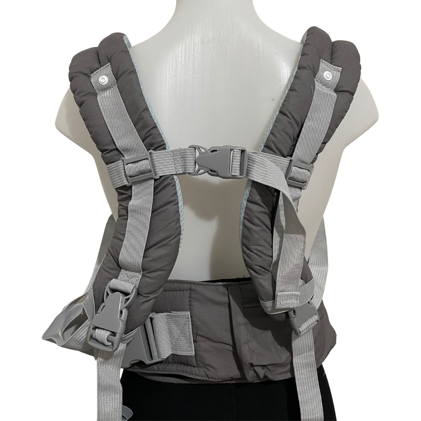 Zima MESH DARK GRAY Ergonomic Baby Carrier Suitable for Newborns - Toddlers (up to 20kg) I Safety-tested Can be worn up to 45inch Waistline, Made of 100% Cotton