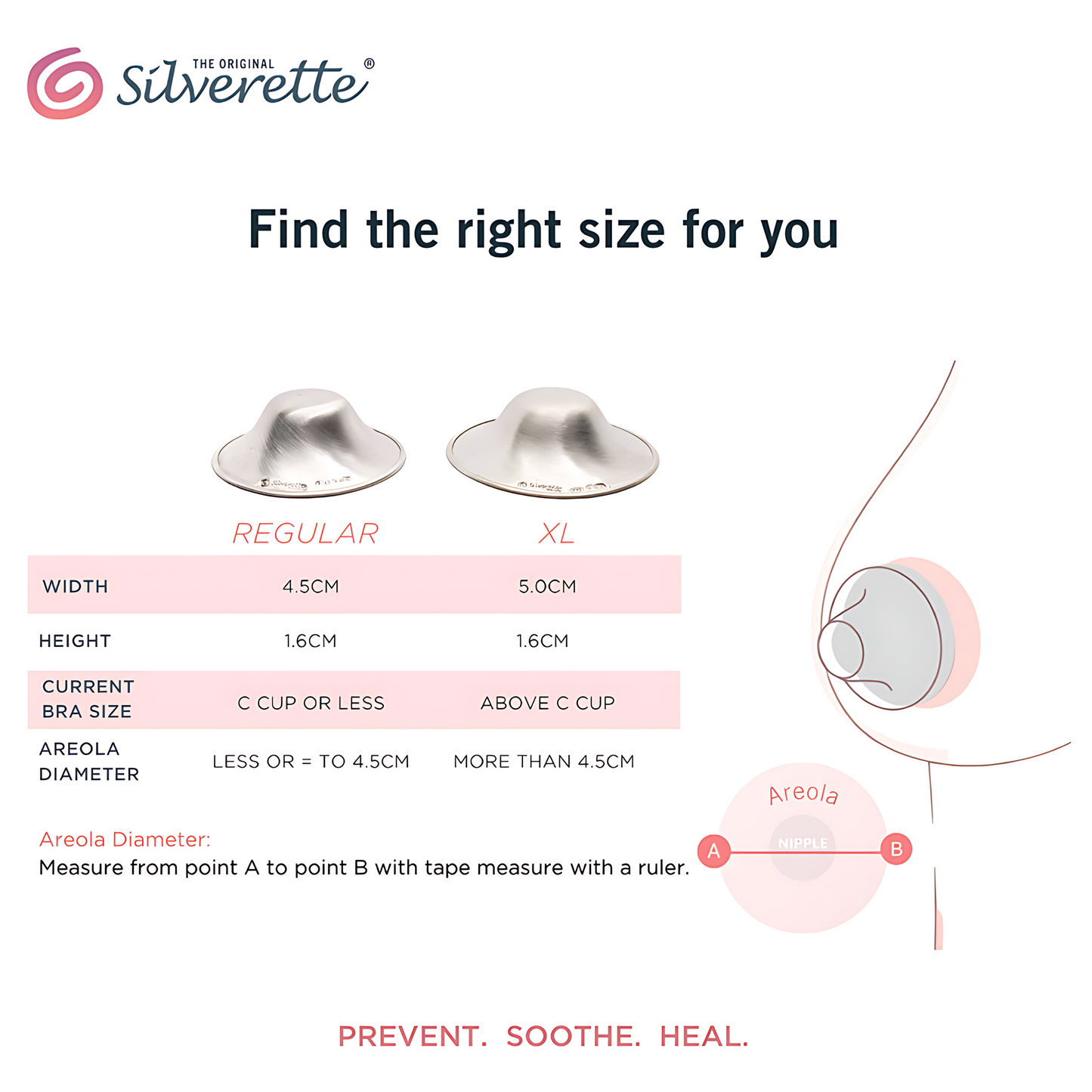 Silverette Cups + O-Feel Ring (1 Pair)