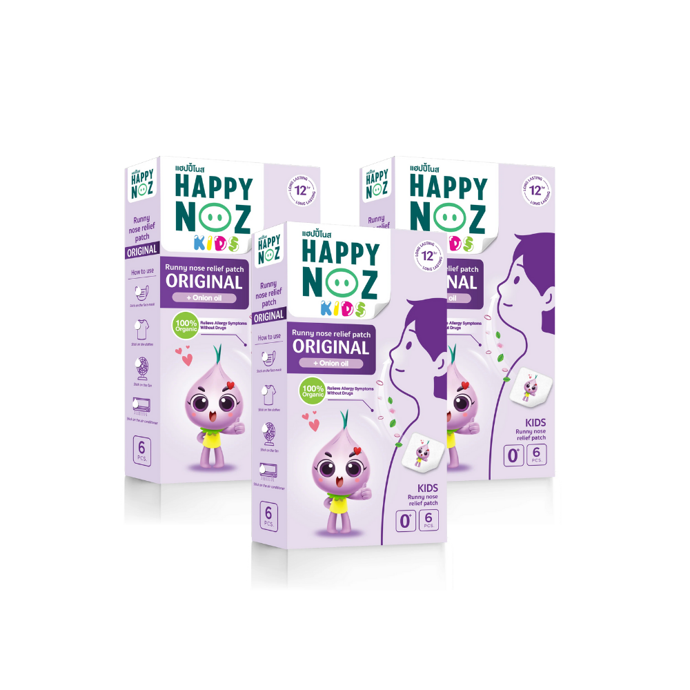 (BUNDLE OF 3) Happy Noz Organic Onion Sticker: The Original (6s) (Copy)