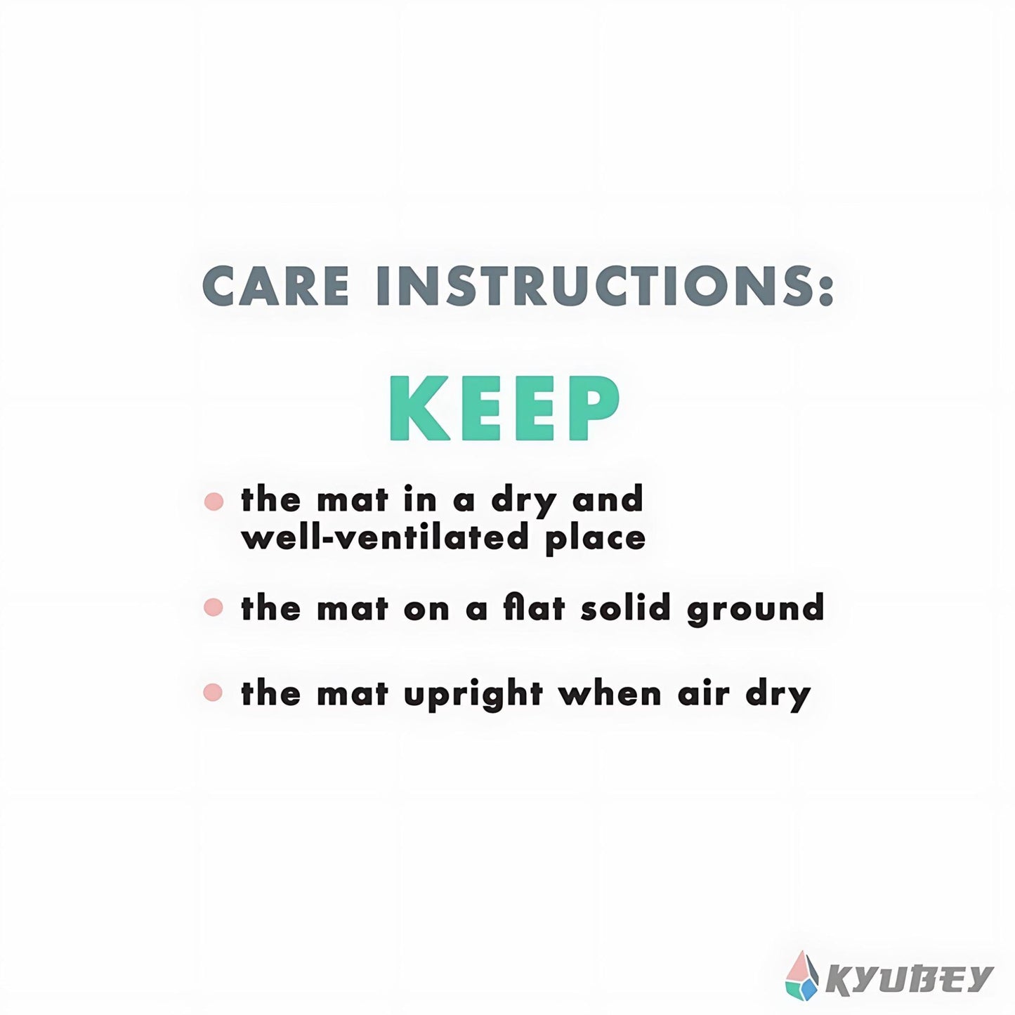 Kyubey Instant Dry Super Absorbent Non Slip Hard Mat Carve Series