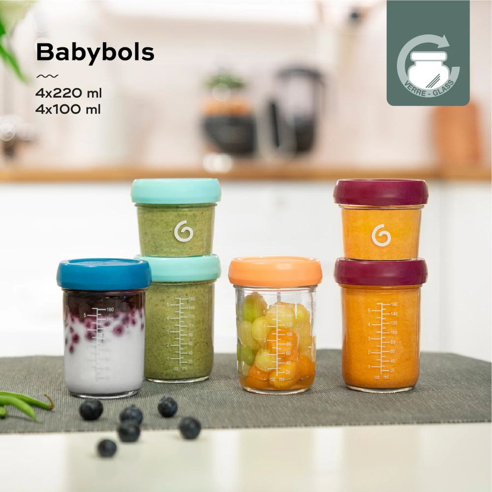 Babymoov Babybowls Glass Storage Containers (Set of 8)