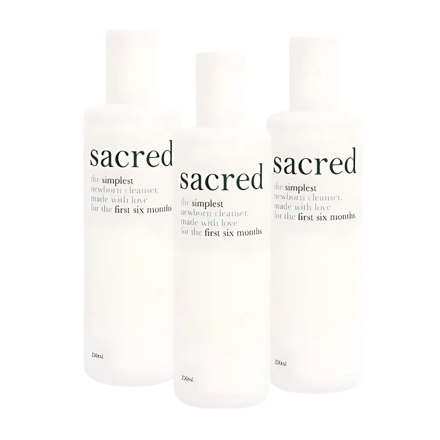 BUNDLE OF 3 | Sacred Newborn Cleanser | Hydrating Plant-based Soap & Shampoo