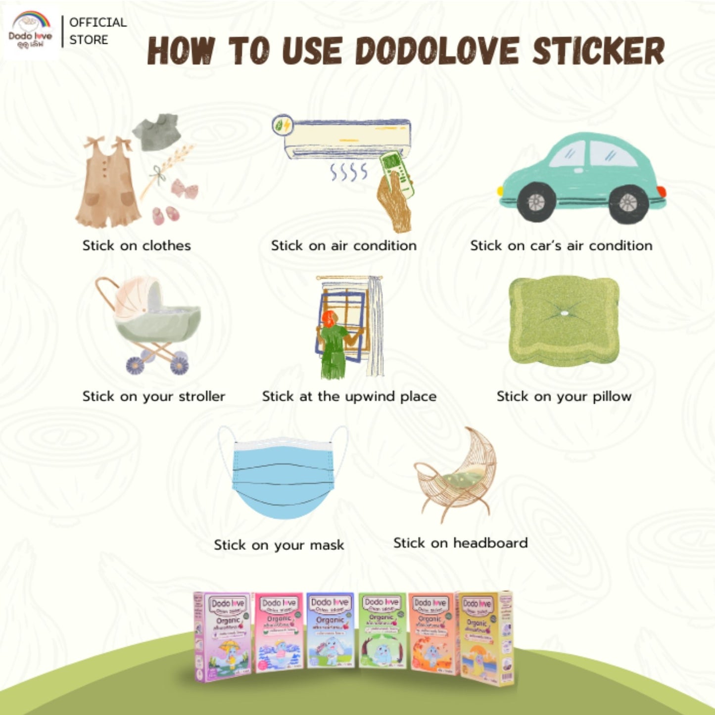 (BUNDLE OF 3) Dodolove Onion Stickers