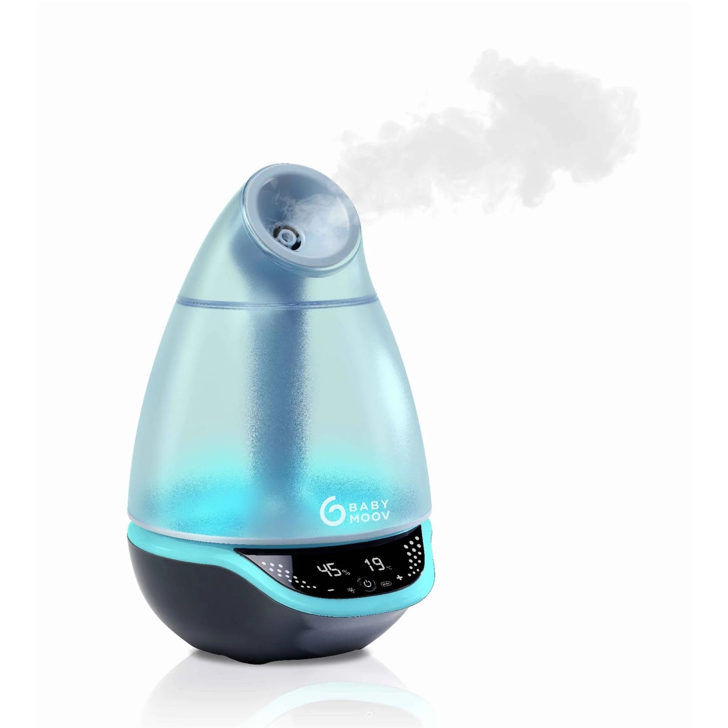Babymoov Hygro Plus 3-in-1 Cool Mist Humidifier with Multicolored Night Light and Essential Oil Diffuser