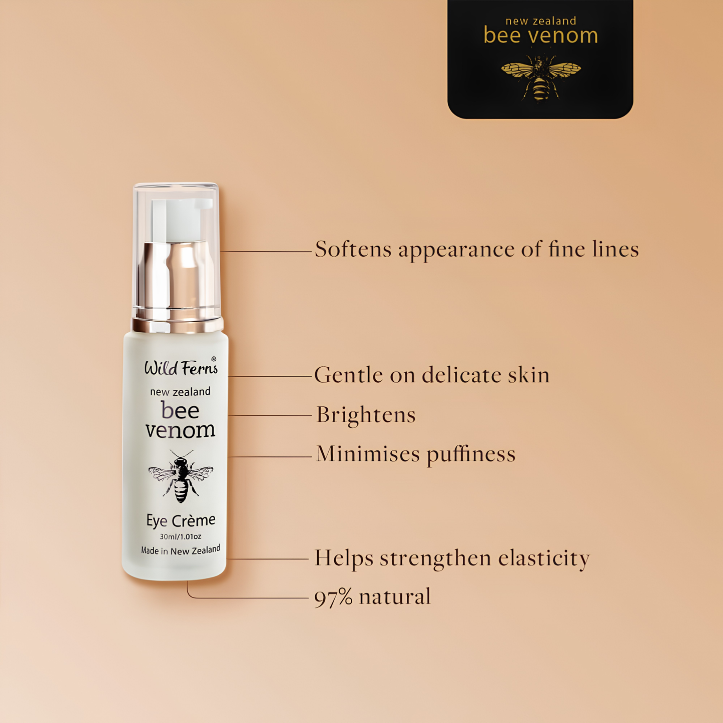 Wild Ferns Bee Venom Eye Crème (30ml)